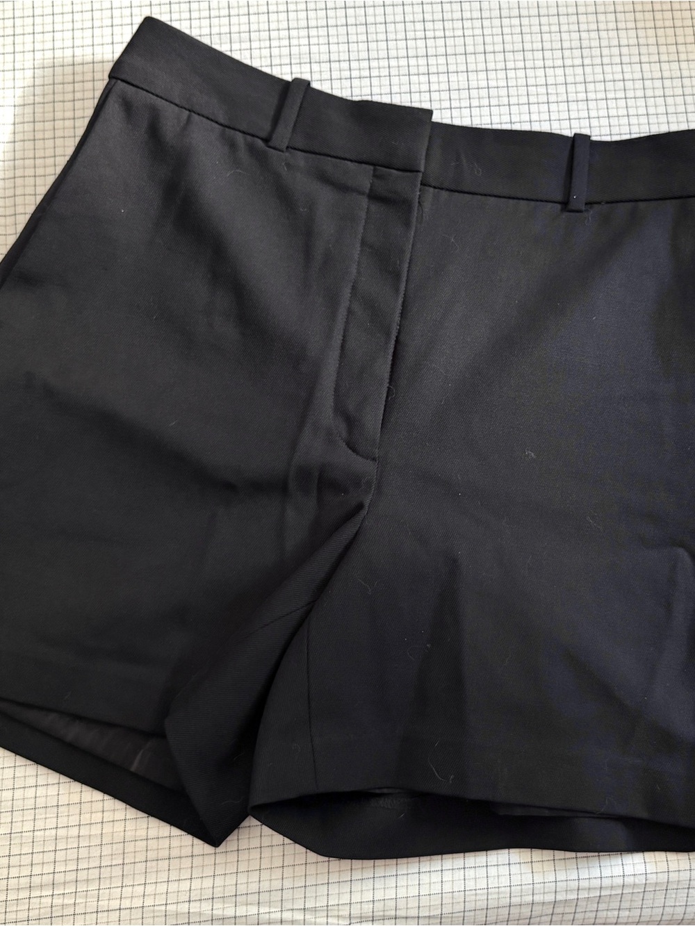Babaton Black High-Waist Tailored Shorts